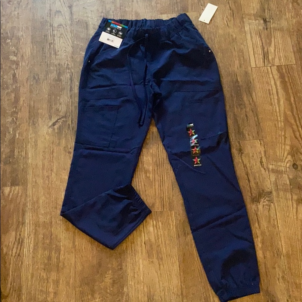 NWT XS navy jogger scrubs